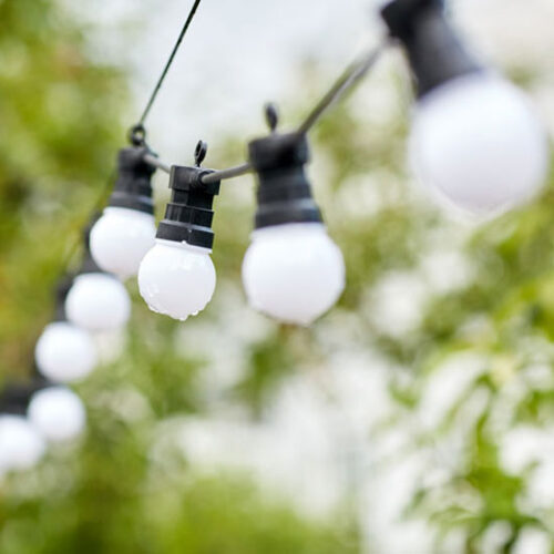 Solar-Powered LED Emergency Lights Shine On